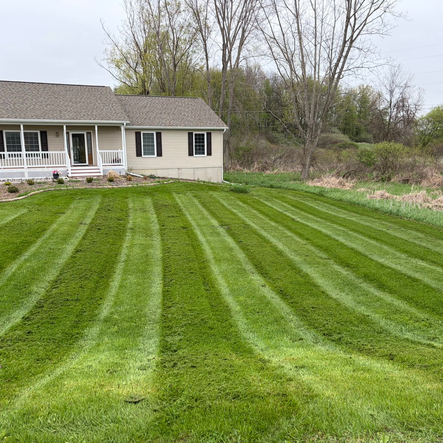 Lawn mowing and edging Haslett MI