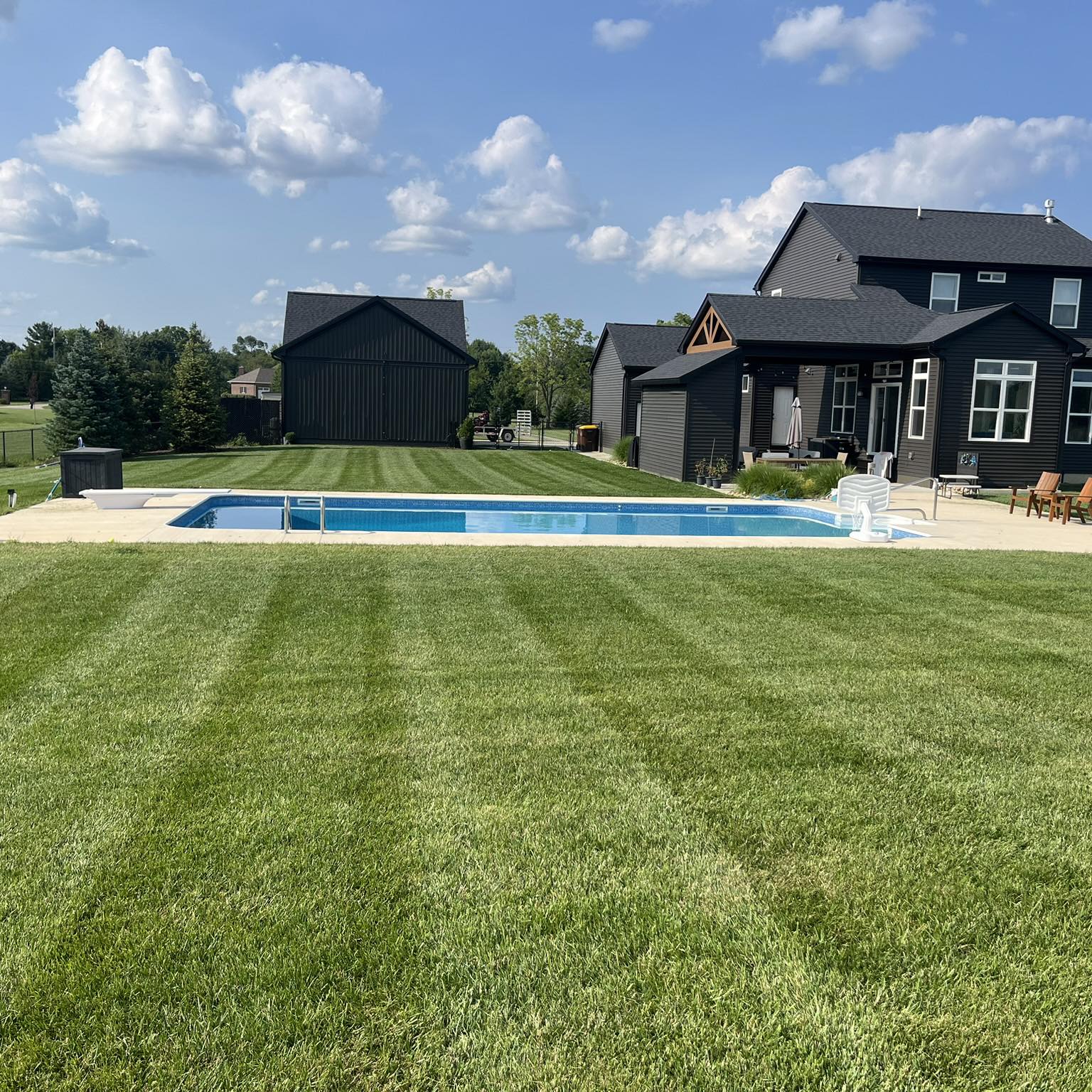 Be There Lawncare residential mowing Haslett